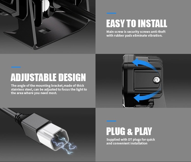 AURORA New Design 6 Inch LED Fog Driving Light 4x4 Offroad Light 2 AURORA New Design 6 Inch LED Fog Driving Light 4x4 Offroad Light - Image 2