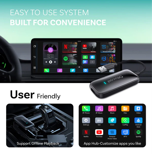 Play2Video Ultra Wireless CarPlay/Android Auto All-in-1 Adapter 8 Play2Video Ultra Wireless CarPlay/Android Auto All-in-1 Adapter - Image 8