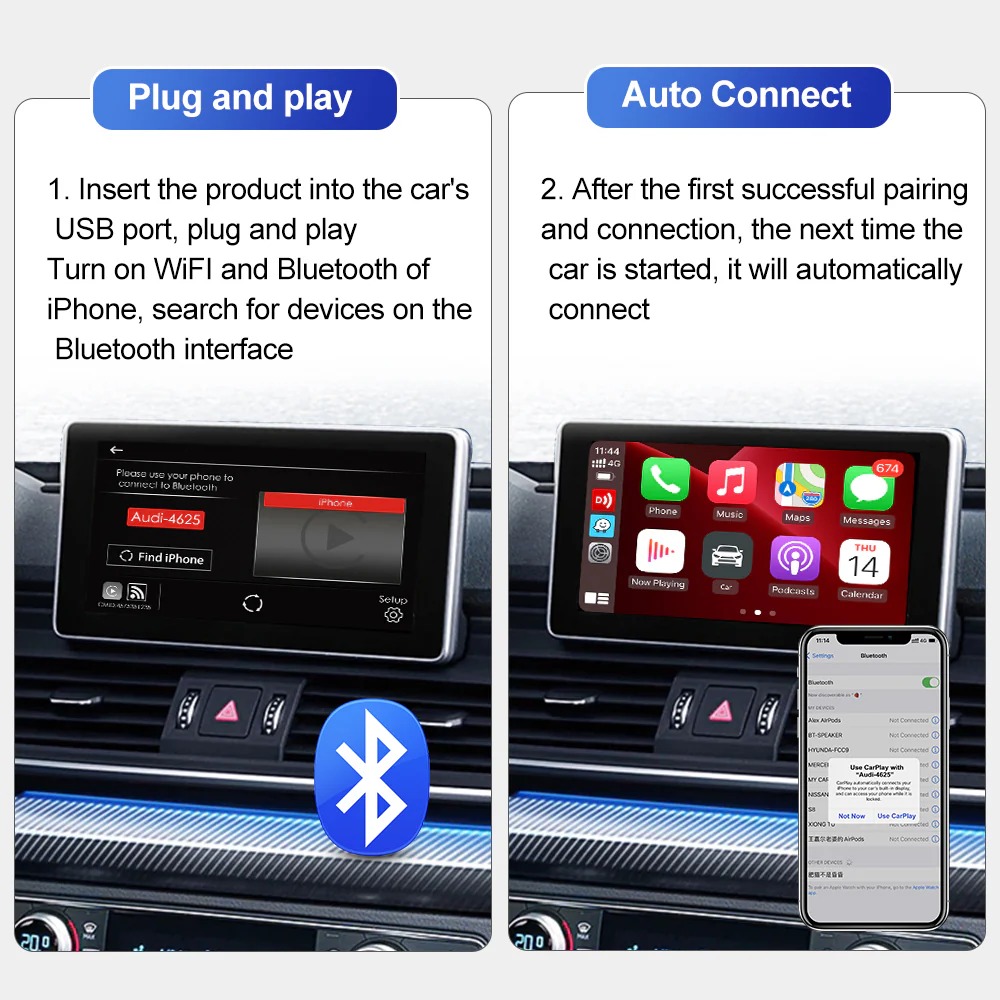 Carlinkit 3.0 Apple CarPlay Wireless Dongle Activator 11 Carlinkit 3.0 Apple CarPlay Wireless Dongle Activator - Image 11